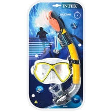 Набор для плавания Intex Профи, маска, трубка, желтый (55960): Производитель Intex