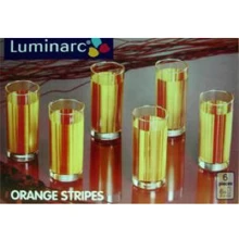 Набор стаканов Luminarc Orange Stripes G1964 (6 пр.) (270 мл): undefined undefined