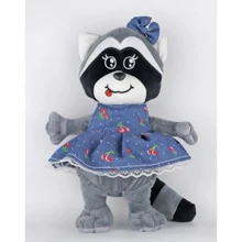 Мягкая игрушка Золушка Енот Мелани (ZL647): Тип дикие животные