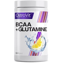Аминокислота для спорта OstroVit BCAA + GLUTAMINE 500g lemon: Вкус Лимон