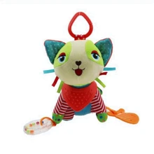 М'яка брязкальце-підвіска Bambi Кіт з прорізувачем (WD210260-2): Виробник Bambi