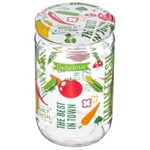 Емкость для хранения HEREVIN Vegatables 0.66л (332367-052): Тип Банка c крышкой