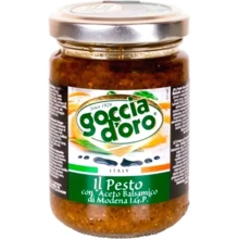 Соус Песто Goccia d’Oro Il Pesto Aceto Balsamico Di Modena с бальзамическим уксусом 130 г (8003250002871): undefined undefined
