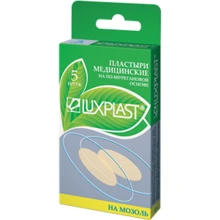 Лейкопластыри Luxplast на мозоль на полиуретановой основе 3х4.9 см 5 шт: undefined undefined