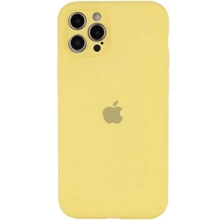 Чехол для iPhone Mobile Case Silicone Case Full Camera Protective Mellow Yellow for iPhone 14 Plus: Цвет желтый