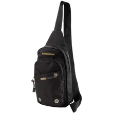 Чоловіча сумка-слінг Volunteer чорна (GB1698-19-black): Стать Мужской