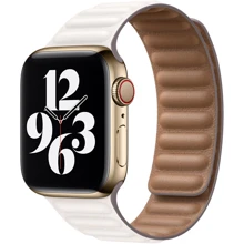 Аксесуар для Watch Apple Leather Link Chalk Size S / M (MJKD3) for Apple Watch 38 / 40mm: Виробник Apple
