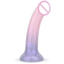 Фаллоимитатор BOSS Glitter Ombre Dildo M: Назначение Вагинальные