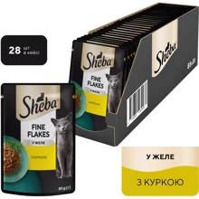 Влажный корм для котов Sheba Delikatesse in Gelee с курицей в желе 28х85 г (4770608247409): Тип Влажный корм