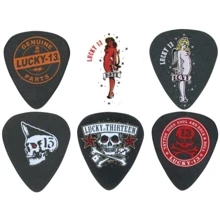 Медіатор Набір медіаторів DUNLOP LUCKY 13 ARTIST SERIES PICK .60MM: Тип Медиатор