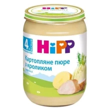 Пюре HIPP кролик с картошкой и фенхелем, 190 (9062300131281): Вид Овоще-мясное