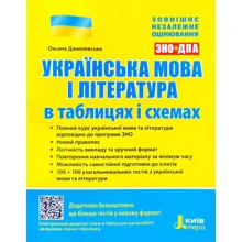 Оксана Данилевська: Українська мова і література в таблицях і схемах. ЗНО+ДПА: Производитель Літера ЛТД