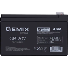 Gemix GB 12В 7 Ач (GB1207): Тип Аккумулятор
