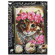 Алмазна мозаїка Danko Toys Diamond Mosaic Котик 20x30 см (DM-03-01,02,03,04,05...10): Виробник Danko toys