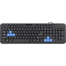 Клавиатура Defender HM-430 USB Black (45430): Подключение проводное