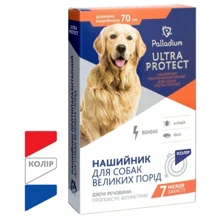 Ошейник Palladium Ultra Protect от блох и клещей для собак крупных пород 70см красный (4820197270033): Тип Ошейники