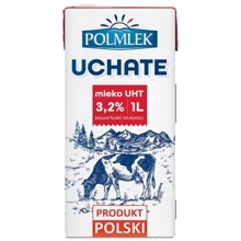 Молоко Polmlek 3.2% 1л: Объем, л 1