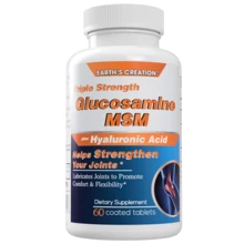 Earth‘s Creation Glucosamine, MSM plus Hyaluronic Acid Глюкозамин, МСМ + Гиалуронвая кислота 60 таблеток: Тип Комплексные