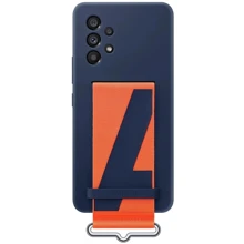 Чехол для телефонов Samsung Silicone with Strap Cover Navy (EF-GA536TNEGRU) for Samsung A536 Galaxy A53: Совместимость Samsung A536 Galaxy A53