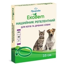 Ошейник Природа ЕкоВет репеллентный для котов и маленьких собак 35 см (4823082411153) Ошейник Природа ЕкоВет репеллентный для котов и маленьких собак 35 см (4823082411153)