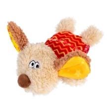 Іграшка для собак GiGwi Plush Собачка з пищалкою текстиль, пластик 13 см (75304): Виробник GiGwi