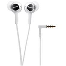 Наушники Sony MDR-EX155AP White: Тип конструкции вакуумные