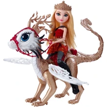 Лялька Ever After High "Епл Вайт: Вершниця" з м / ф "игри драконів" (DKM76): Особливості На шарнірах