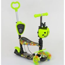 Самокат Best Scooter зеленый (55945): Количество колес 3