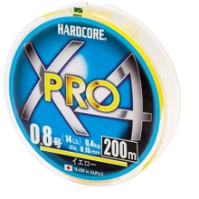 Duel Hardcore X4 PRO 200m 0.15mm 6.4kg # 0.8: Тип Шнур