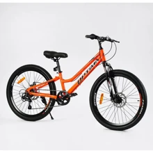 Велосипед Corso Optima 24" оранжевый (TM-24215): Диаметр колес, дюймов 24