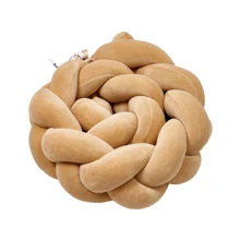 Бампер - косичка Twins 3-х прядная 120 см 2020-K3-120-07, caramel: Тип Защитное ограждение для кроватки