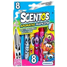 Набор ароматных маркеров для рисования Scentos Металлический блеск 8 цветов (40695): Производитель Scentos