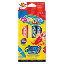 Фломастери Colorino-штампи 6 штук, (36122PTR): Тип На водній основі