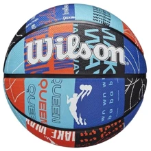 Мяч для игры Wilson WNBA HEIR DNA BSKT Blue/Orange баскетбольный size 6 (WZ3009201XB6): Вид Баскетбольные