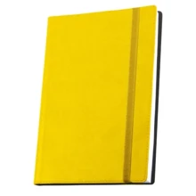 Деловая записная книжка Vivella А5, на резинке, желтая (O27105-05): undefined undefined
