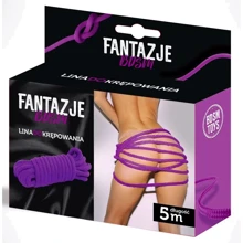 Веревка для связывания Grammi Fantazje BDSM Toys 5m Purple (2900116): Производитель Grammi