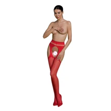 Эротические колготки-бодистокинг Passion ECO S002 red: Для кого Для женщин