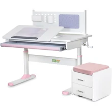 Комплект S ErgoKids TH-325 Pink парта + тумба (TH-325 + BD C3_PINK): Возраст ребенка от 5-ти лет