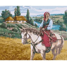 Картина за номерами Ідейка Козак ©Сергій Лобач KHO4971 40х50 см: Виробник Идейка