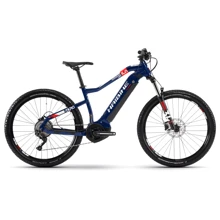 Электровелосипед Haibike SDURO HardSeven Life 5.0 i500Wh 10 s. Deore 27.5", рама S, сине-красно-белый, 2020: Цвет синий