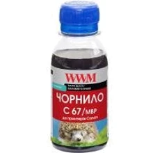 Чорнило WWM Canon PFI-107 100г Matte Black pigm. PFI-107MBk (C67/MBP-2): Колір Black Matte