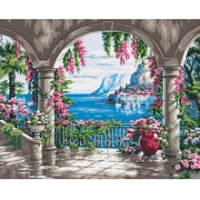 Картина по номерам Идейка Сельский пейзаж "Райское место 2" 40x50см (KHO2235): Производитель Идейка