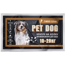 Капли КРУГ Pet Dog для собак 10-20кг 3мл 10 пип/уп (14507): Тип Капли