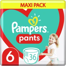 Подгузники Pampers трусики Pants Giant Размер 6 (15+ кг) 36 шт. (8006540069028): Тип Подгузники-трусики