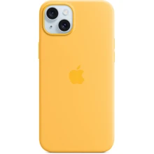 Чехол для iPhone Apple iPhone 15 Plus Silicone Case with MagSafe - Sunshine (MWNF3ZM/A): Цвет желтый