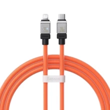 Кабель Baseus Cable USB-C to Lightning CoolPlay Series 20W 1m Orange (CAKW000007): Тип USB-C - Lightning