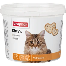 Витамины для котов Beaphar Kitty's+ с биотином и таурином 750 табл. (12597): Вид Таблетки