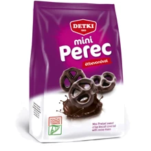 Печенье Крендель Detki Mini Pretze глазированный в шоколаде 160 г (1189006): Тип Печенье