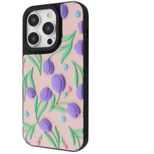 Чехол для iPhone WAVE Doodle Case Flowers for iPhone 16 Pro Max: Цвет рисунок