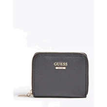 Жіночий гаманець Guess Naya Slg Small Zip Around чорний (SWVG7881370-BLA): Стать жіночий